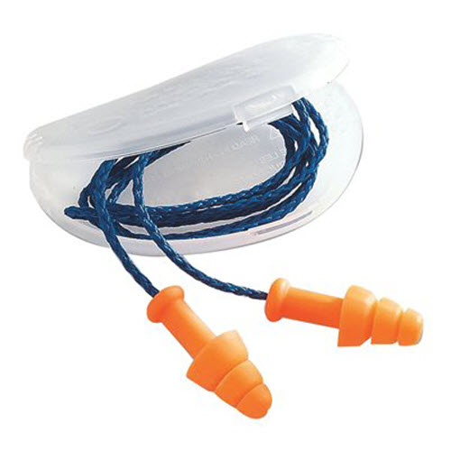 Howard Leight SMF-30 SmartFit NRR 25 Detachable Cord Multiple-Use Earplugs: HearPack Plastic Storage Case