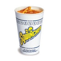 Sqwincher Corporation 200101 Sqwincher 12 Ounce Cup With Sqwincher Logo (100 Cups Per Tube, 20 Tubes Per Case)