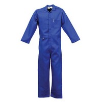 Stanco FRI681RB-M Stanco Safety Products Medium Royal Blue 9 Ounce Indura Proban Cotton Flame Resistant Deluxe Style Coveralls