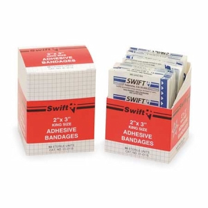 Honeywell 10115 Swift First Aid 2\" X 3\" Plastic Patch (50 Per Box)