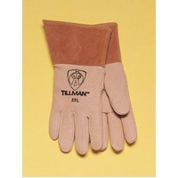 John Tillman & Co 32XL Tillman  X-Large Heavy Weight Top Grain Brown Pigskin Premium Grade MIG Welders Glove With Kevlar Stitchi