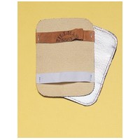 John Tillman & Co 550X Tillman Silver And Tan Aluminized Rayon And Goldengard Unlined Heat Resistant Backhand Pad