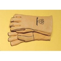 John Tillman & Co 945XL Tillman X-Large Gold 14\" Top Grain Elk Wool Lined Welders Gloves With Straight Thumb, Welted Fingers And