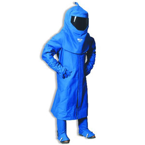 STANCO TT35650 TEMP TEST 35-cal 50" 2-ply 9 oz. Royal Blue Indura Ultrasoft Arc Welding Coat: HRC Level 3 Garment