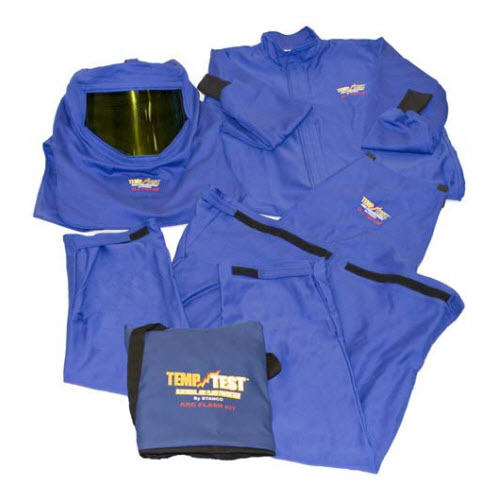 STANCO TTK11 TEMP TEST 11-cal 9 oz. Royal Blue Indura Ultrasoft Premium Arc Welding Clothing Kit: HRC Level 2 Garments