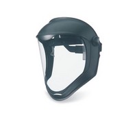 Honeywell S8500 Uvex Bionic Black Matte Dual Position Headgear With Clear Uncoated Polycarbonate Faceshield And Built-In Chin Gu