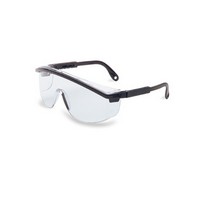 Honeywell S135 Uvex By Sperian Astrospec 3000 Safety Glasses With Nylon Black Frame, Clear Polycarbonate Ultra-dura Anti-Scratch