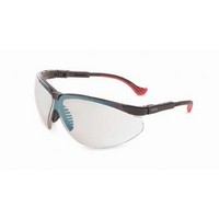 Honeywell S3302 Uvex By Sperian Genesis XC Safety Glasses With Black Frame And SCT-Reflect 50 Polycarbonate Ultra-dura Anti-Scra