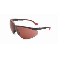 Honeywell S3303X Uvex By Sperian Genesis XC Safety Glasses With Black Frame And SCT-Gray Polycarbonate Uvextreme Anti-Fog Lens