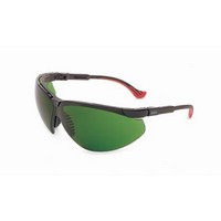Honeywell S3306 Uvex By Sperian Genesis XC Safety Glasses With Black Frame And Green And Shade 3 Polycarbonate Infra-Dura Ultra-