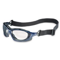 Honeywell S0620X Uvex By Honeywell Seismic Sealed Safety Glasses With Metallic Blue Frame And Clear Polycarbonate Uvextra Anti-F