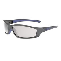 Honeywell SX0402 Uvex By Sperian SolarPro Safety Glasses With Gray And Blue Frame And SCT-Reflect 50 Polycarbonate Supra-Dura An