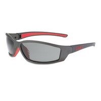 Honeywell SX0405 Uvex By Sperian SolarPro Safety Glasses With Gray And Red Frame And Gray Polarized Polycarbonate Anti-Scratch H