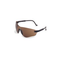 Honeywell S4501 Uvex By Sperian Falcon Safety Glasses With Black Frame And Espresso Polycarbonate Ultra-dura Anti-Scratch Hard C
