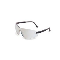 Honeywell S4504 Uvex By Sperian Falcon Safety Glasses With Black Frame And SCT-Reflect 50 Polycarbonate Ultra-dura Anti-Scratch