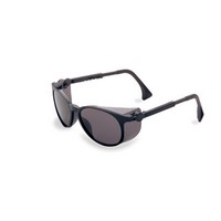 Honeywell S4001 Uvex By Sperian Flashback Safety Glasses With Black Frame And Gray Polycarbonate Ultra-dura Anti-Scratch Hard Co