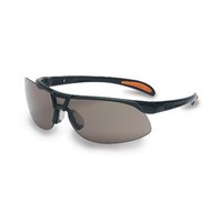 Honeywell S4201X Uvex By Sperian Protege Safety Glasses With Metallic Black Frame And Gray Polycarbonate Uvextreme Anti-Fog Lens