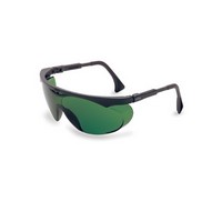 Honeywell S1907 Uvex By Sperian Skyper Safety Glasses With Black Frame And Green And Shade 3 Polycarbonate Infra-dura Ultra-dura
