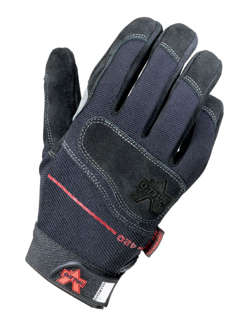 IRONCLAD WWI2-05-XL Anti-Vibration Gloves,Full,XL,PR