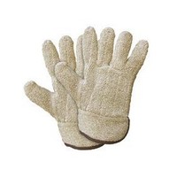 Wells Lamont 644HR X-Large Brown Jomac Extra Heavy Weight Terry Cloth Unlined Reversible Ambidextrous Heat-Resistant Gloves