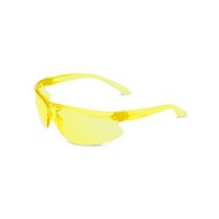 Honeywell WLSA402 Sperian A400 Series Safety Glasses With Amber Frame And Amber Polycarbonate Anti-Scratch Hard Coat Lens