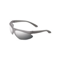 Honeywell WLSA403 Sperian A400 Series Safety Glasses With Gray Frame And Silver Polycarbonate Anti-Scratch Hard Coat Mirror Lens