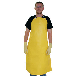 Ansell YU-48 56-600 Universal Heavy-Duty 18 oz. Yellow Urethane Apron